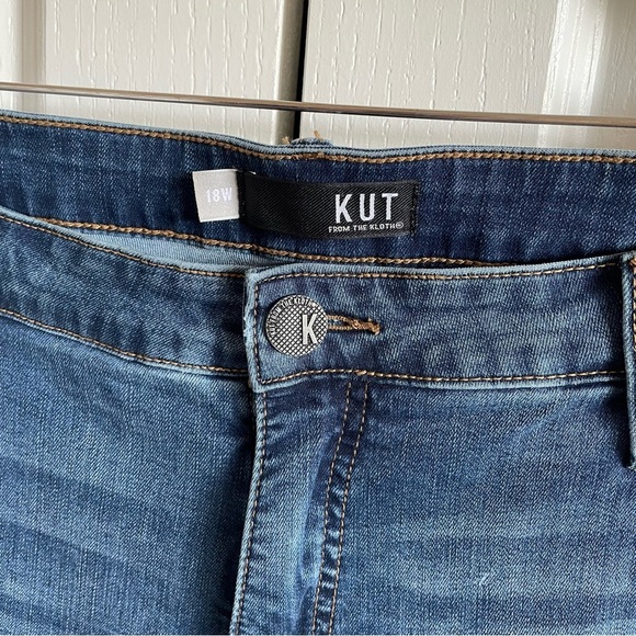 Kut from the Kloth Connie High Rise Ankle Skinny Jeans Womens Plus Size 18W Blue - Picture 4 of 14